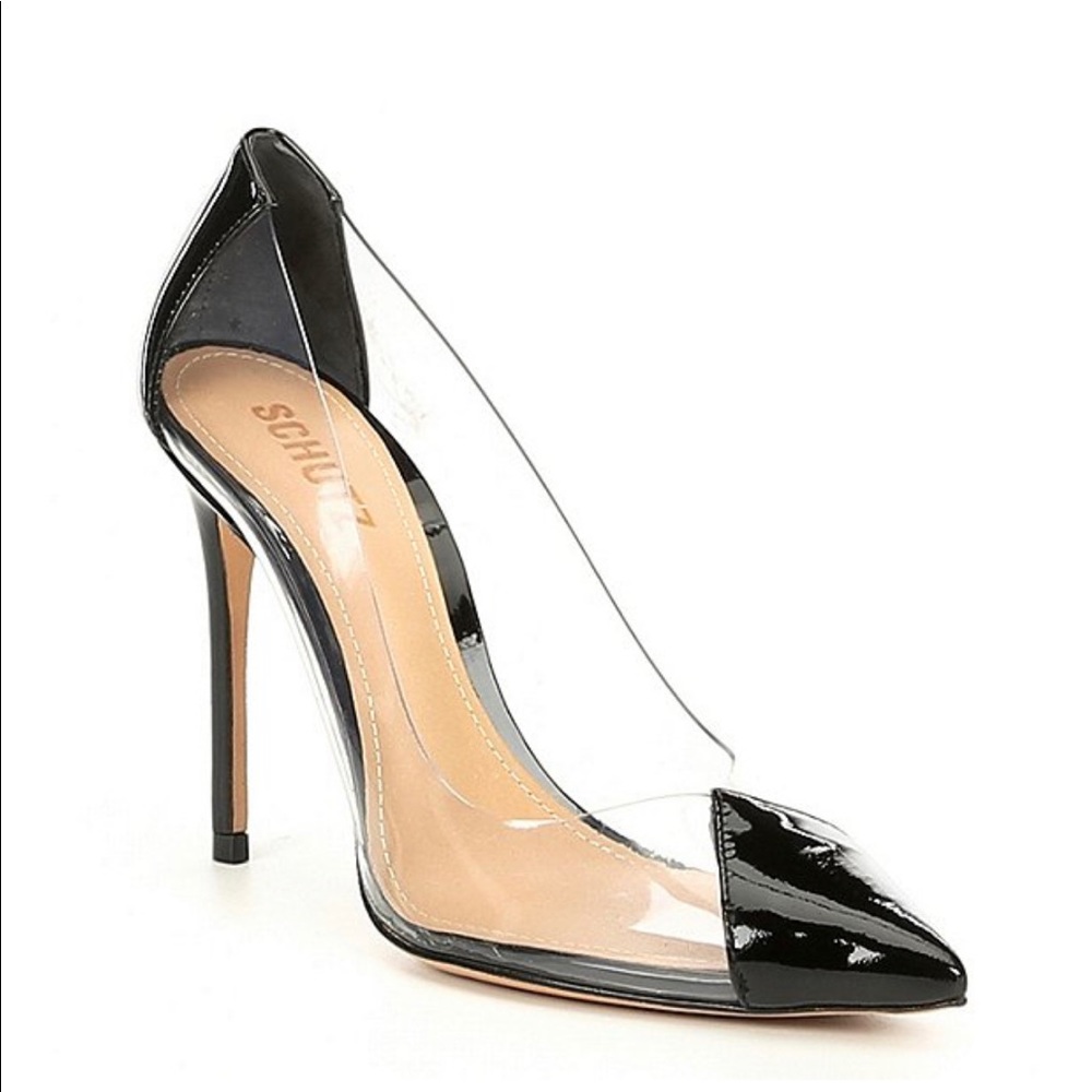 NWT Schultz Clear Heel